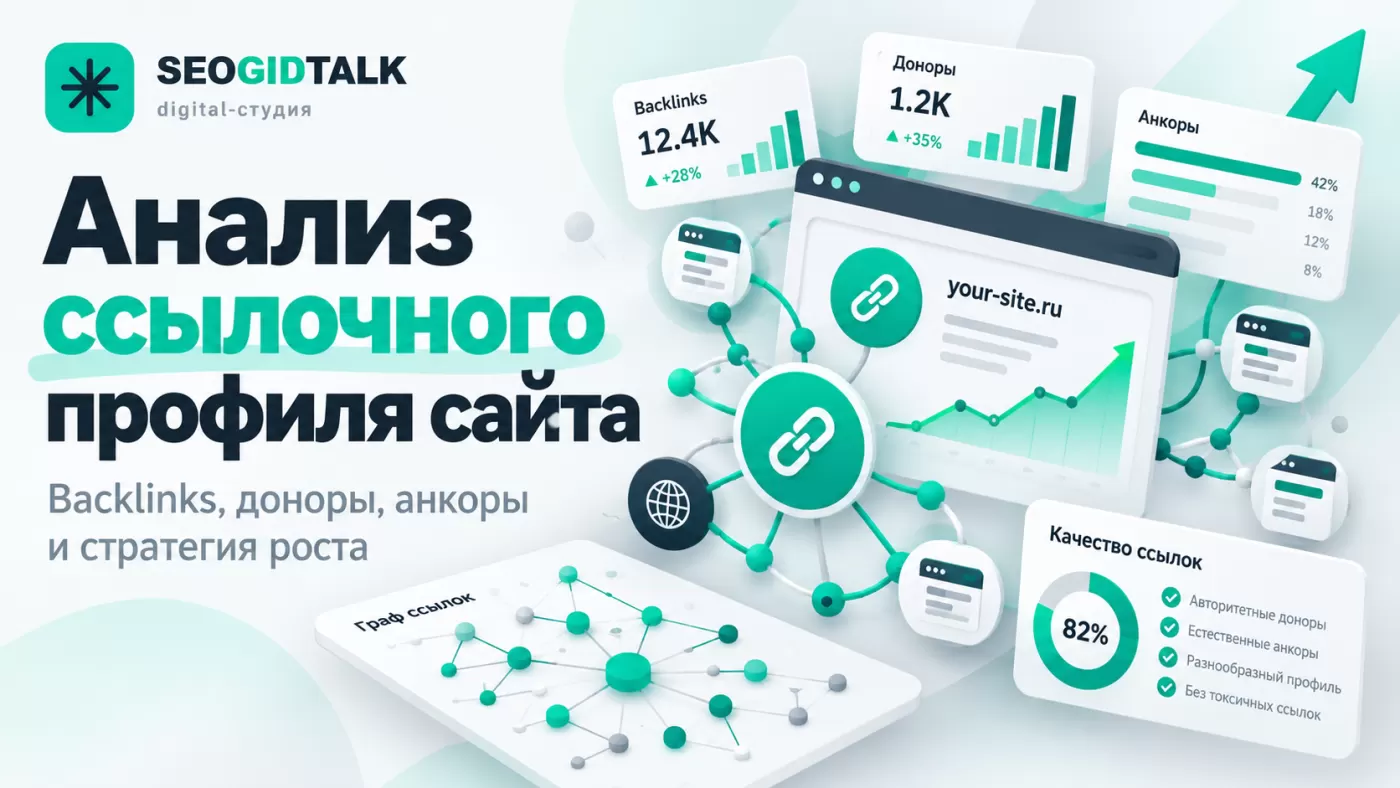 Анализ ссылочного профиля сайта схема обратных ссылок, сайтов-доноров, анкорных текстов и проверки качества backlinks