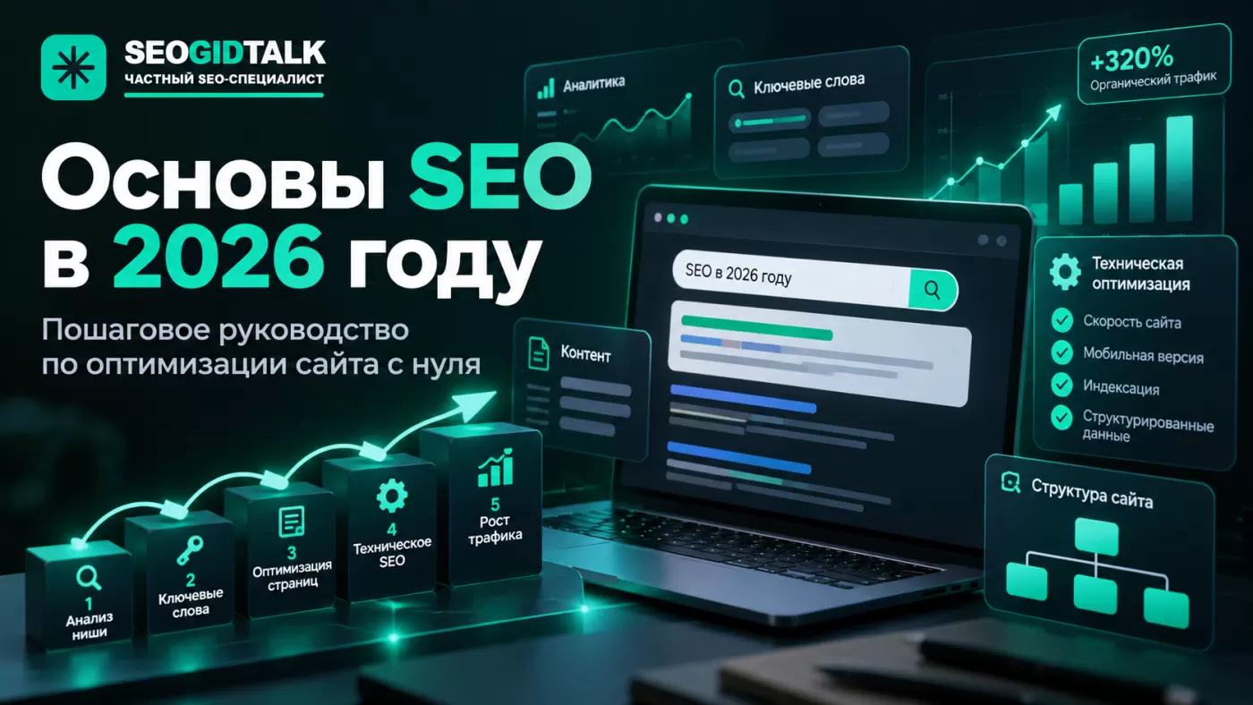 EO поисковая выдача, структура сайта, ключевые запросы и графики органического трафика