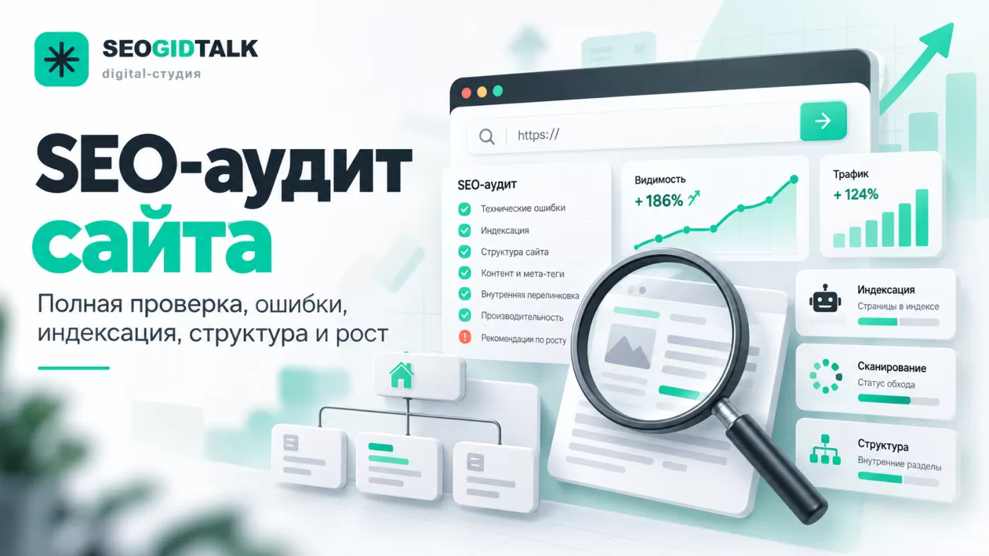 SEO-аудит сайта схема комплексной проверки индексации, технических ошибок, структуры, контента, конкурентов и плана исправлений.