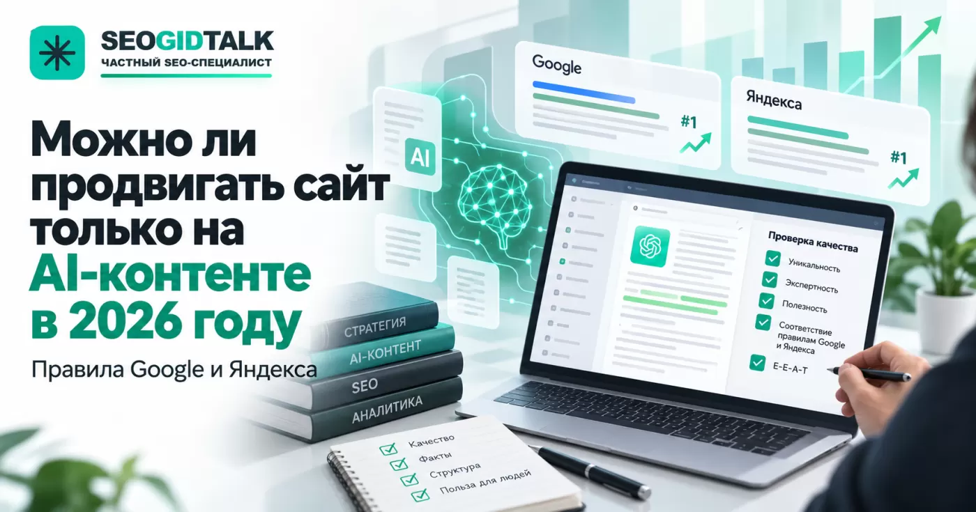 AI-контент для SEO проверка статьи, поисковая выдача Яндекса и Google, редакторский контроль качества.