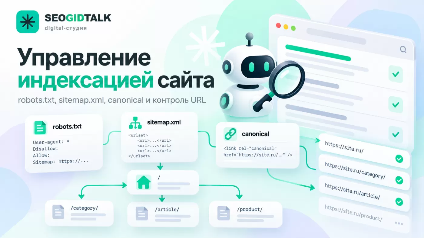 Управление индексацией сайта карта URL, статусы страниц, проверка sitemap.xml и отчёты Яндекса и Google